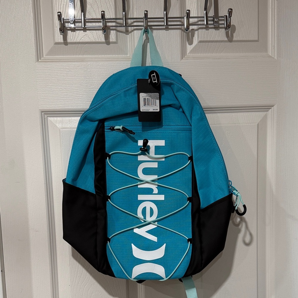 NWT Hurley Teal and Black Backpack